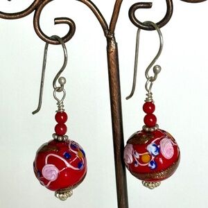 New, Handmade Earrings with Sterling Silver